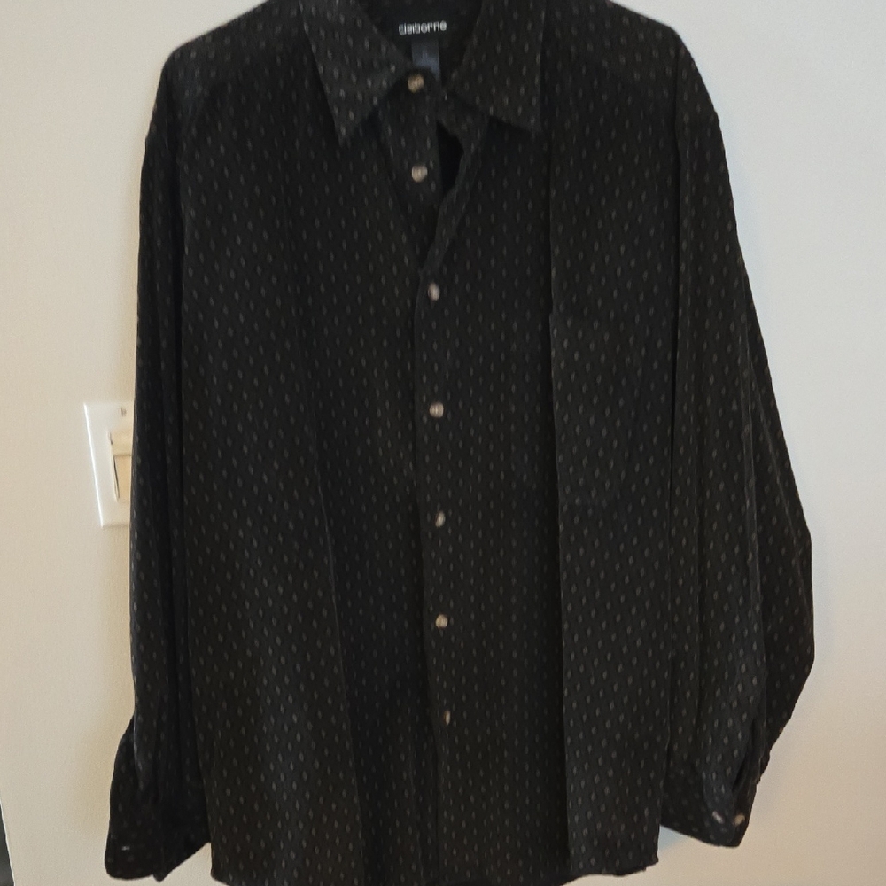 Clairborne Mens Button Down Longsleeve Shirt Sz XL
